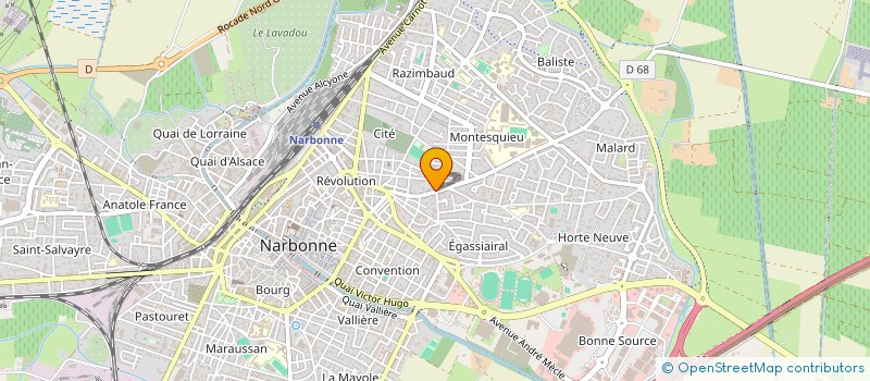 localisation de l'entreprise SCI MAYEREAU à NARBONNE