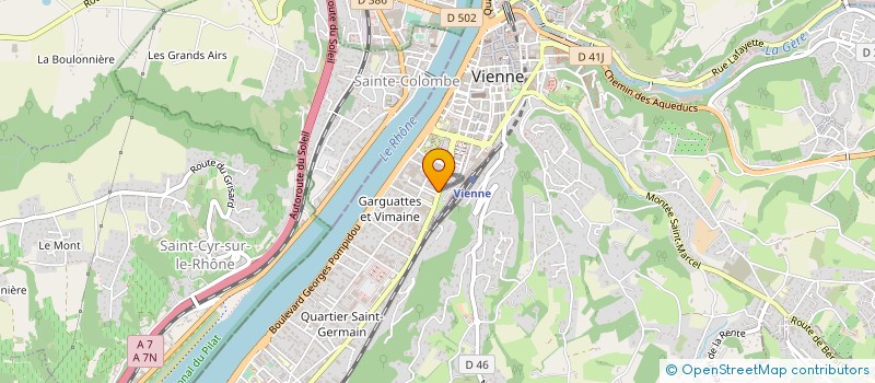 localisation de l'entreprise SCI MAYET à VIENNE