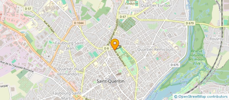 localisation de l'entreprise SCI MAYEUX à SAINT-QUENTIN