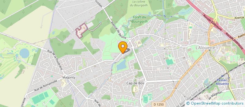 localisation de l'entreprise SCI MAYEVA  PESSAC