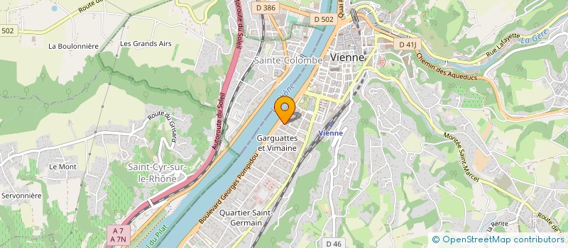 localisation de l'entreprise SCI MAYFLY à VIENNE