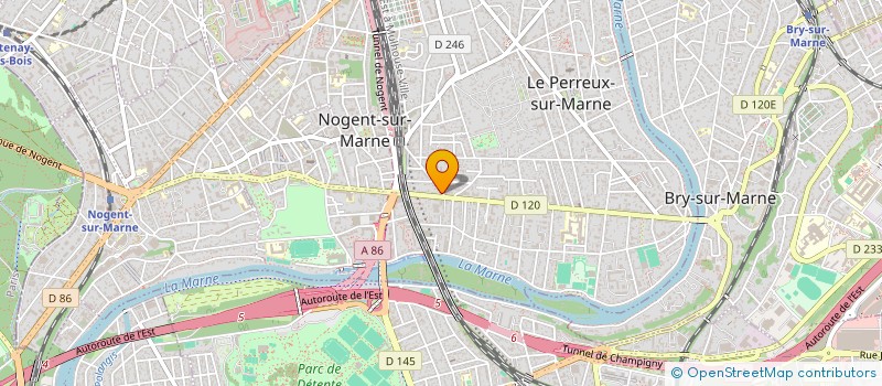 localisation de l'entreprise SCI MAYGA  LE PERREUX-SUR-MARNE