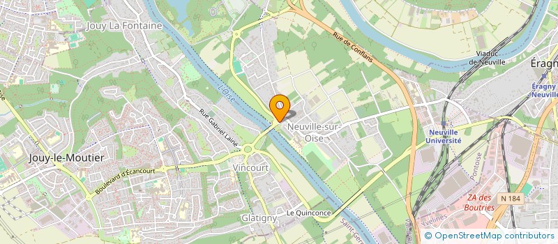 localisation de l'entreprise SCI MAYGUED à NEUVILLE-SUR-OISE