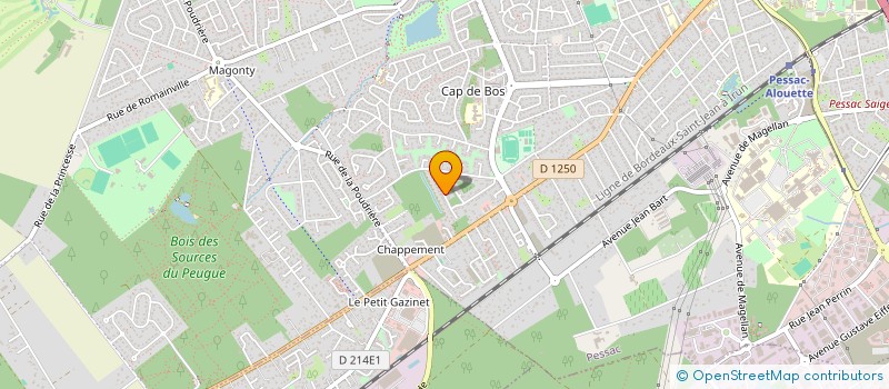 localisation de l'entreprise SCI MAYLIS  PESSAC