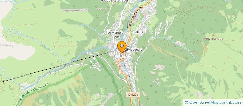 localisation de l'entreprise SCI MAYNATS  CAUTERETS