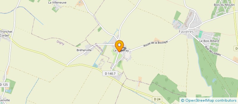 localisation de l'entreprise SCI MAYO à FAVIERES