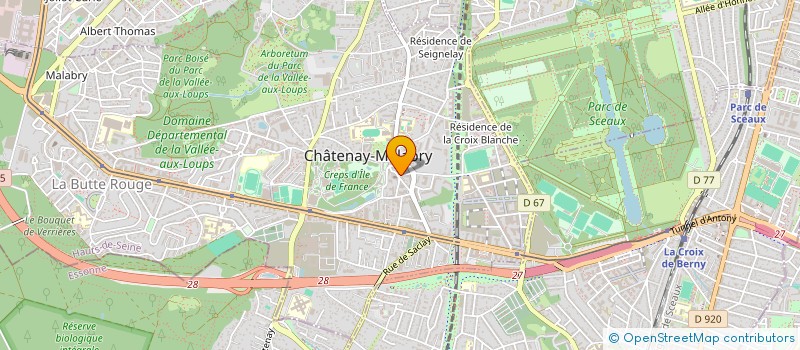 localisation de l'entreprise SCI MAYODEZIL  CHATENAY-MALABRY