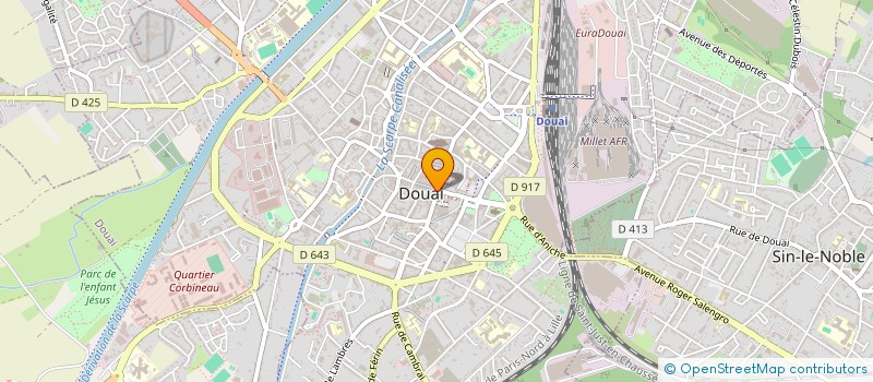 localisation de l'entreprise SCI MAYOJA à DOUAI