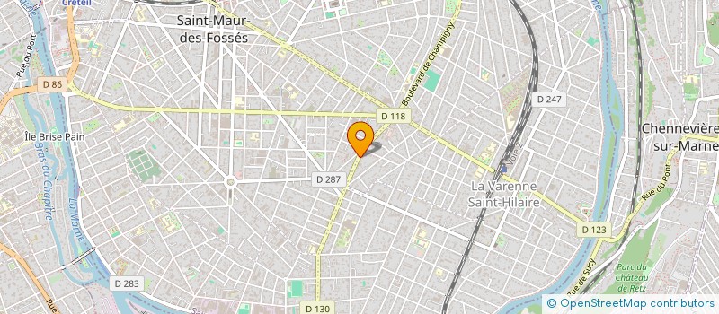 localisation de l'entreprise SCI MAYON à SAINT-MAUR-DES-FOSSES