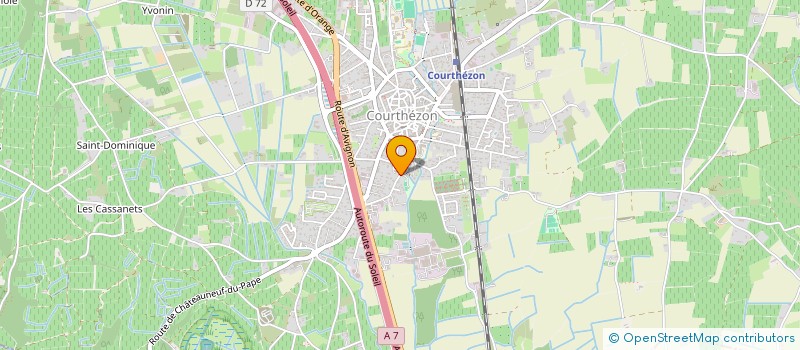 localisation de l'entreprise SCI MAYRE  COURTHEZON