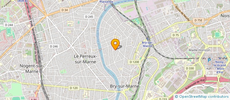 localisation de l'entreprise SCI MAYRIG  BRY-SUR-MARNE