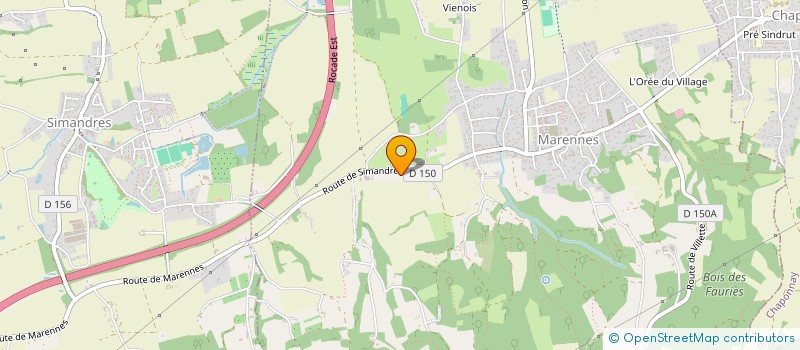 localisation de l'entreprise SCI MAYRINES  MARENNES