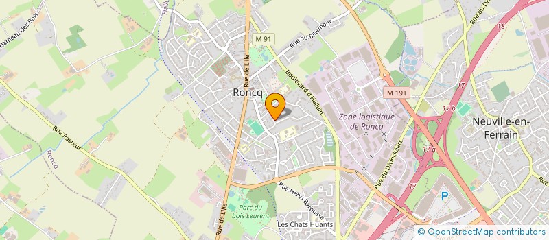 localisation de l'entreprise SCI MAYSLIN à RONCQ