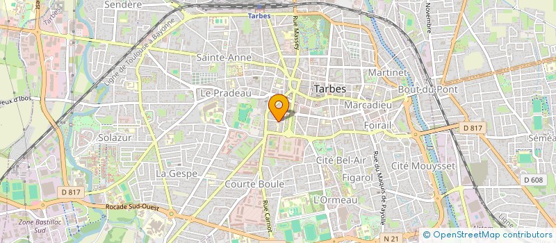 localisation de l'entreprise SCI MAYSONNADE  TARBES