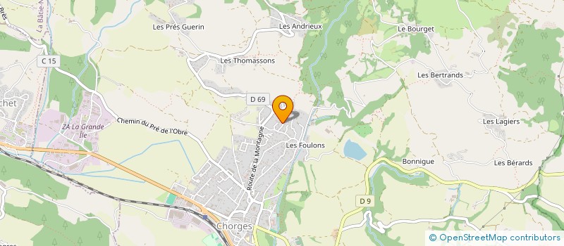 localisation de l'entreprise SCI MAYTALA à CHORGES