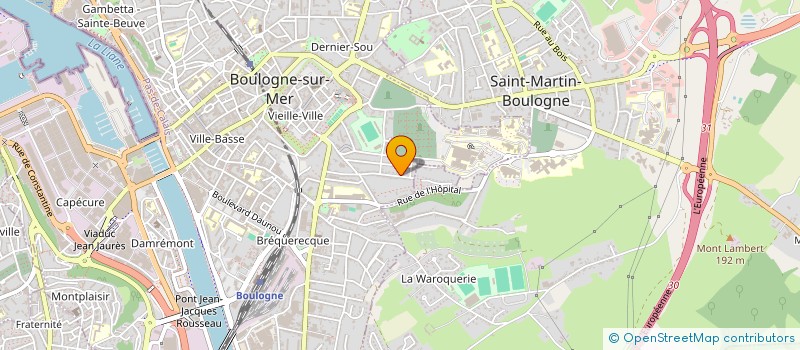 localisation de l'entreprise SCI MAYTRE à BOULOGNE-SUR-MER