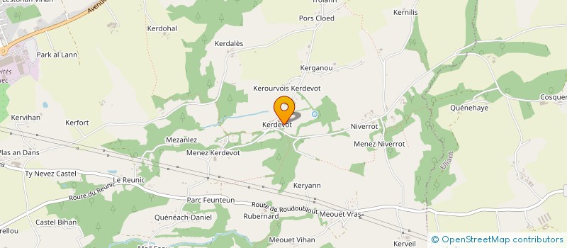 localisation de l'entreprise SCI MAYVA  ERGUE GABERIC