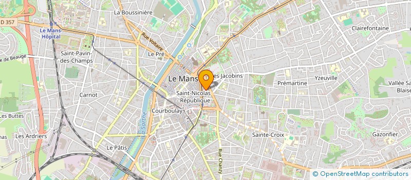 localisation de l'entreprise SCI MAZAG  LE MANS