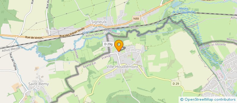 localisation de l'entreprise SCI MAZAGRAN  VILLE-HOUDLEMONT