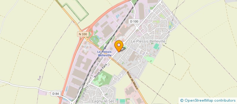 localisation de l'entreprise SCI MAZAL  LE PLESSIS-BELLEVILLE