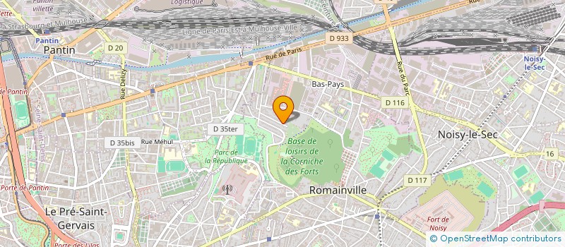 localisation de l'entreprise SCI MAZAL à ROMAINVILLE