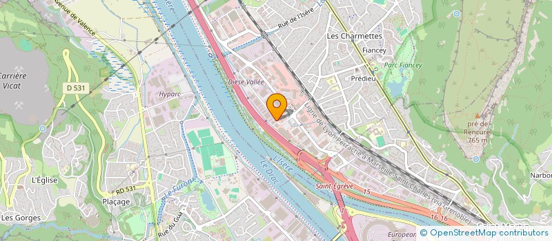 localisation de l'entreprise SCI MAZAL  SAINT-EGREVE