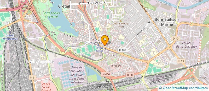 localisation de l'entreprise SCI MAZAL à CRETEIL