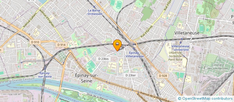 localisation de l'entreprise SCI MAZAL INVEST à EPINAY-SUR-SEINE