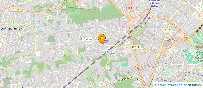 localisation de l'entreprise SCI MAZAL SHOP  MONTMORENCY