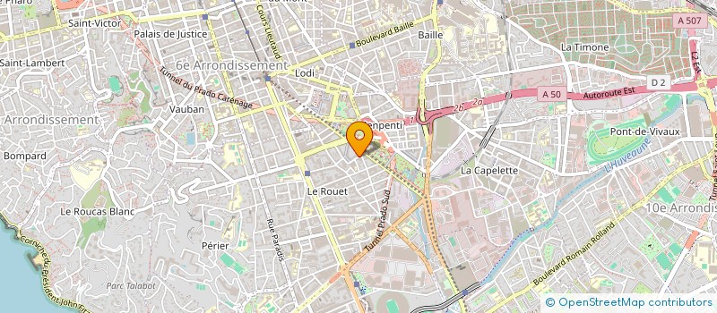 localisation de l'entreprise SCI MAZAL STOCK à MARSEILLE