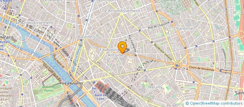 localisation de l'entreprise SCI MAZALENOU  PARIS 11