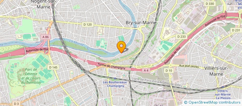 localisation de l'entreprise SCI MAZALEYRAT  BRY-SUR-MARNE