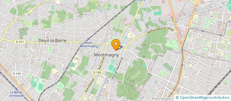 localisation de l'entreprise SCI MAZALIM-MONTMAGNY  MONTMAGNY