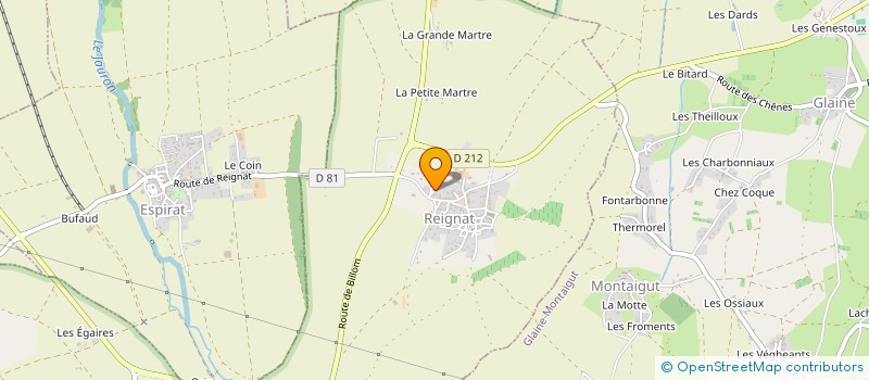 localisation de l'entreprise SCI MAZARD  REIGNAT