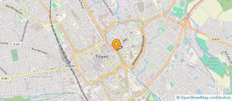 localisation de l'entreprise SCI MAZARIN à TROYES