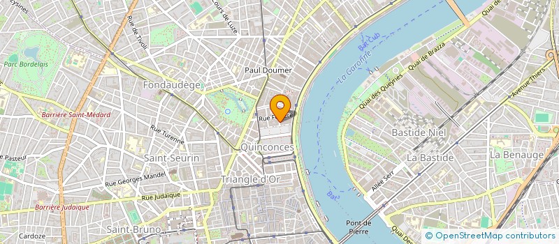 localisation de l'entreprise SCI MAZARIN  BORDEAUX