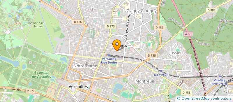 localisation de l'entreprise SCI MAZARINE  VERSAILLES