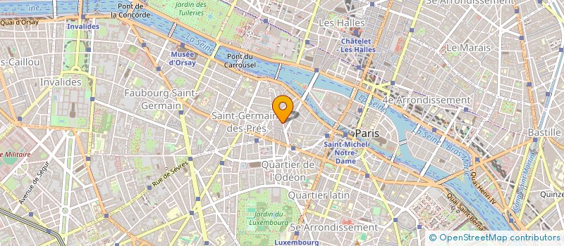 localisation de l'entreprise SCI MAZARINE 68  PARIS