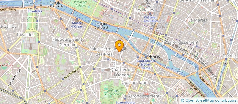 localisation de l'entreprise SCI MAZARINE & CO  PARIS