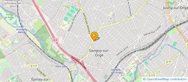 localisation de l'entreprise SCI MAZARINES à SAVIGNY-SUR-ORGE
