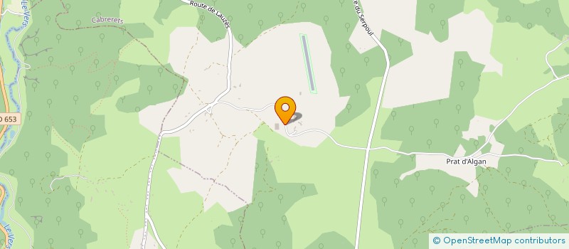 localisation de l'entreprise SCI MAZARS  CABRERETS