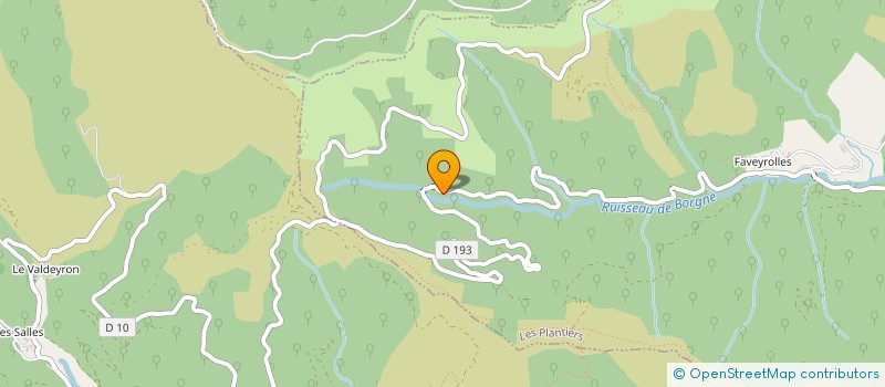 localisation de l'entreprise SCI MAZAURIC LES PAUSES  LES PLANTIERS