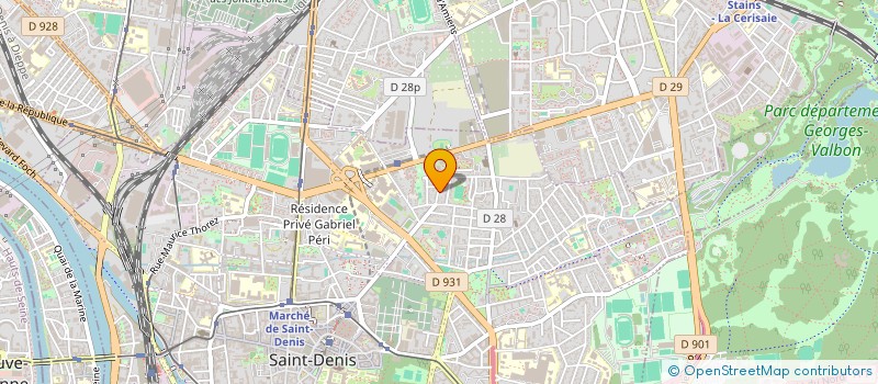 localisation de l'entreprise SCI MAZE à SAINT-DENIS