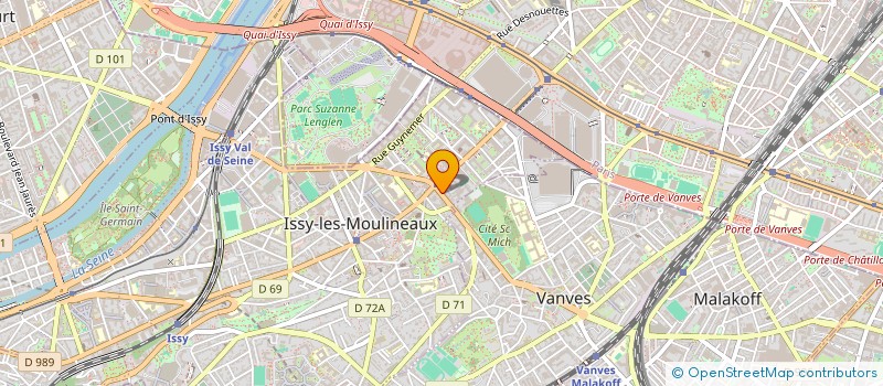 localisation de l'entreprise SCI MAZEL à ISSY-LES-MOULINEAUX
