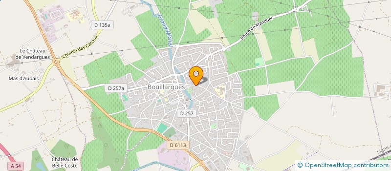 localisation de l'entreprise SCI MAZEL  BOUILLARGUES