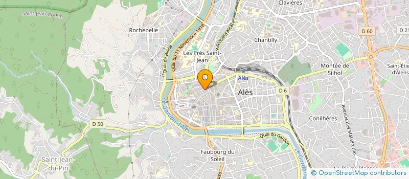 localisation de l'entreprise SCI MAZEL  ALES