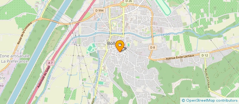 localisation de l'entreprise SCI MAZEL  BOLLENE