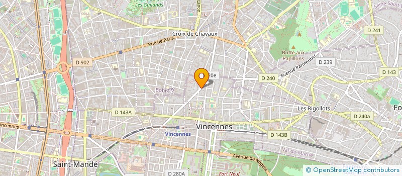 localisation de l'entreprise SCI MAZEL-ALLOY à VINCENNES
