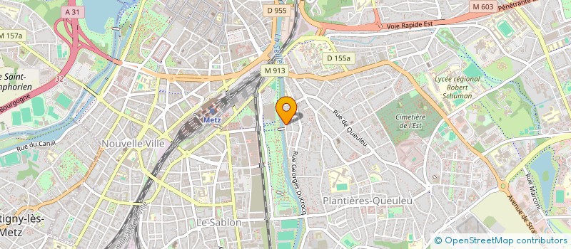 localisation de l'entreprise SCI MAZELLE MAGINOT  METZ