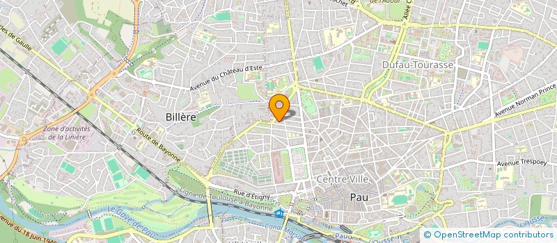 localisation de l'entreprise SCI MAZERES à PAU